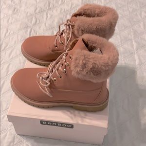 Bamboo Dusty Rose Boots